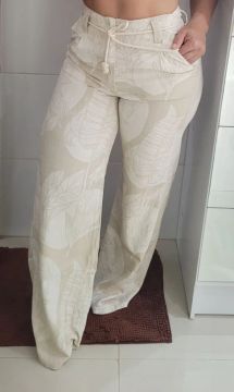 Calça Pantalona Estampa Floral nova!