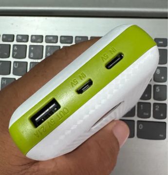 Power Bank 20000Mah Carregador Portátil Universal com Led