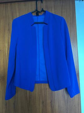 Casaco Blazer Azul Feminino