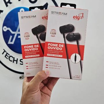 Fone de Ouvido Elg STR11K C/ Garantia de 1 ano - Parcelo em até 10x