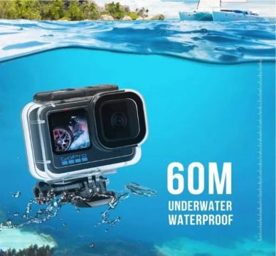 Caixa Estanque Protetora Para Gopro Hero 9 E 10 Shoot 60m - COD 1148