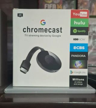 Chromecast 4K - Streaming de alta qualidade espelhamento celular na tv!