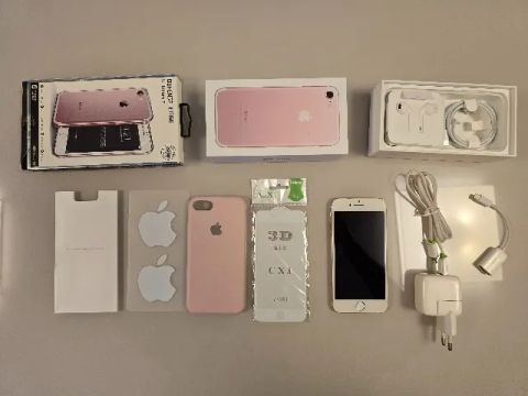Iphone7 espetacular Rosè Gold 256gb Completo !!