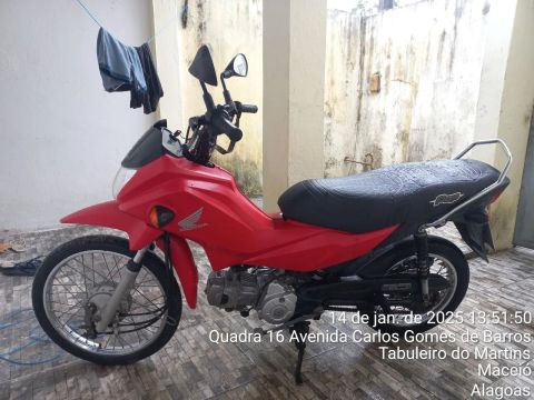 POP 110I 2023 VERMELHA - TROCO EM CARRO