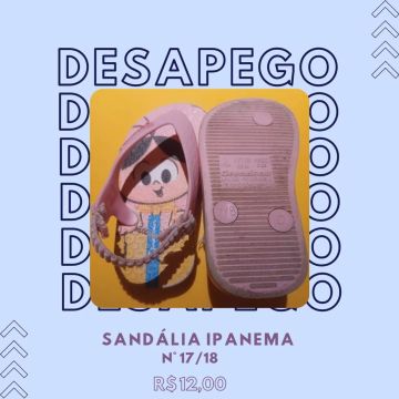 Sandália Ipanema Infantil 17/18 - Grendene