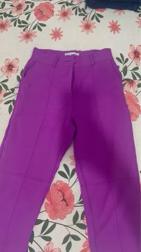 Calça Social Roxa