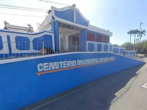 Sepultura no Cemitério Municipal de Mesquita