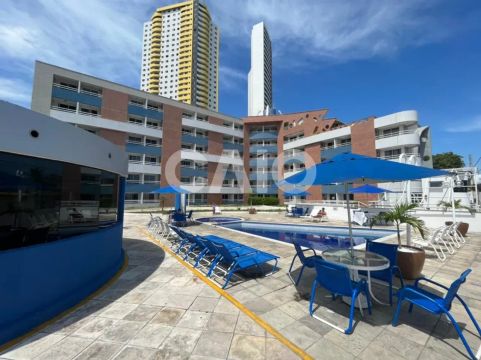 Flat no edifício Terrazo Ponta Negra Flat