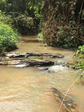 Chácara localizada na beira do rio Ribeirão, próximo à barragem de juramento, 