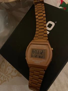 Relógio Digital Casio Vintage Dourado
