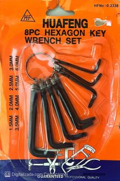 Jogo de Chaves Torx 08 Peças 