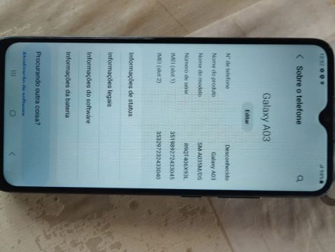 Galaxy A03 Desbloqueado - Novo