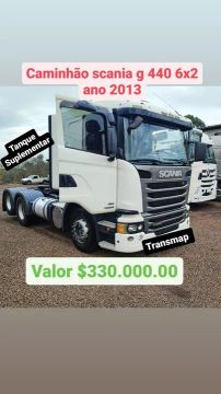caminhao scania g 440 6x2 ano 2013