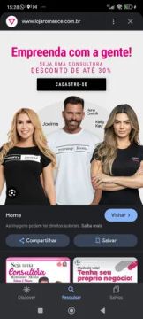Seja um revendedor ROMANCE