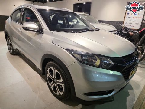 Honda Hrv 2016 Blindada Nível IIIA EX completa de tudo couro midia ar digtl