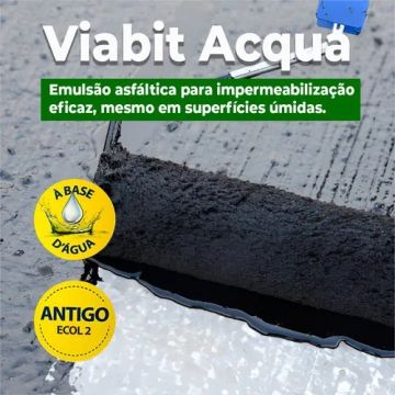 Viapol Viabit Emulsão E Pintura Asfáltica Base Água 3,6l