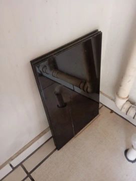 4 Prateleira em vidro temperado