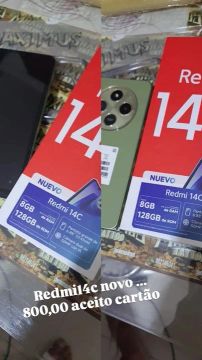 Redmi 14C novo - 8GB RAM - 128GB ROM