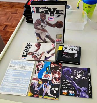NBA Live 97 CIB - Sega Gênesis Mega Drive