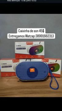 Caixinha de som
