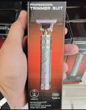 Máquina de Cortar Cabelo Profissional Recarregável