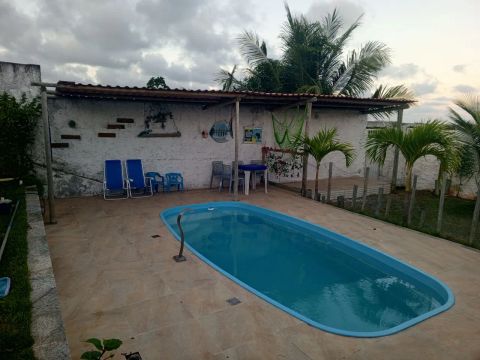 Casa com piscina para temporada