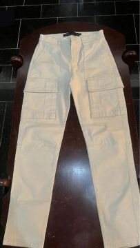 Calça Cargo Bege
