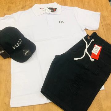 Kit Roupa Masculina - Camiseta Nike + Bermuda Jeans