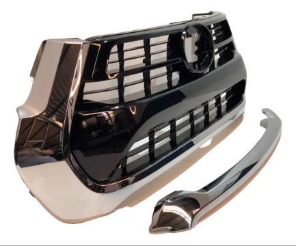 Grade Radiador Dianteira Hilux Srv Srx 2021 a 2024 + Friso Capo