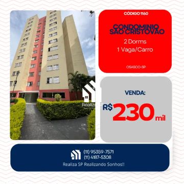 Apartamento À Venda Condomínio SÃO CRISTÓVÃO - OSASCO / SP!!
