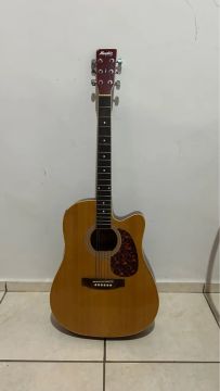 Violão aço memphis ad-18 folk com capa 