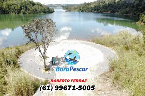 Lote na beira Lago Top Lançamento, Novo; Lago Corumbá.