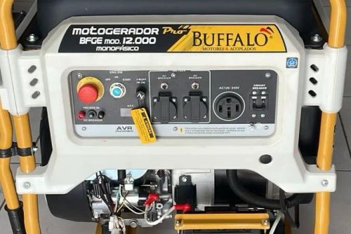 GERADOR GASOLINA BFGE 12000 12KVA MONO BUFFALO - NOVO