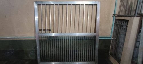 Portão de correr de aluminio 