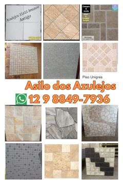Azulejos antigos diversos modelos e tamanhos