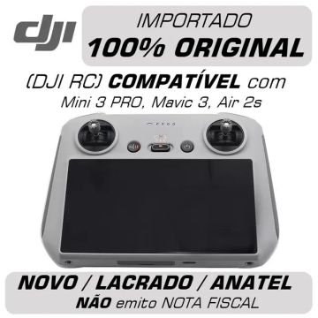 Radio Dji RC1 Controle Remoto APENAS para drones dji MAVIC 3 CLASSIC, Mini 3 PRO e Air 2s