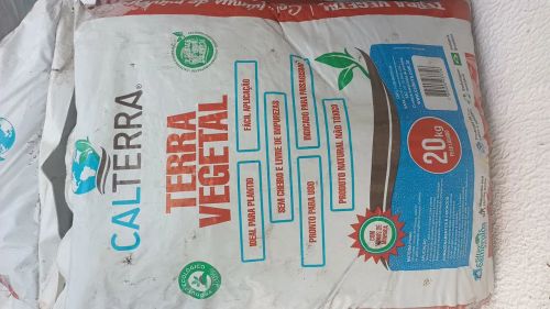 Terra Vegetal Calterra 20kg - Pronta para uso