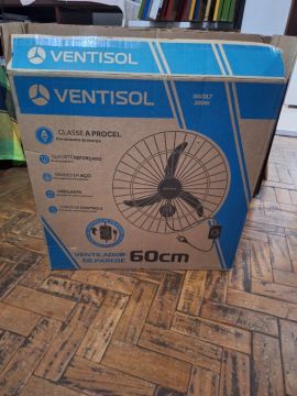 Ventilador de parede Ventisol Bivolt 200W Novo