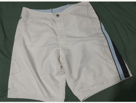 Bermuda de Praia Masculina Branca - Mormaii Tam 46