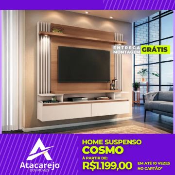 Painel Home Grande Com LED Entrega e Monta Grátis 