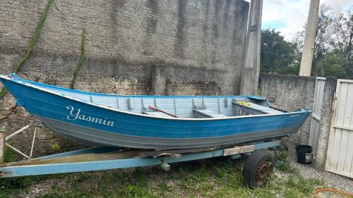 Vendo lancha de alumínio mais motor de 15 hp mercury mariner 