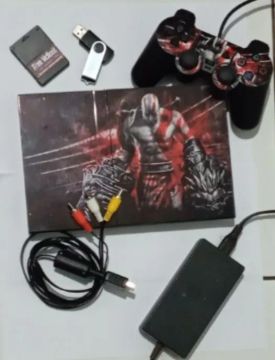 Playstation 2 completo personalizado, com 1000 jogos