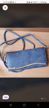 Bolsa de ombro azul