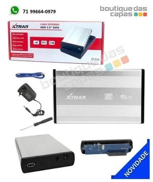 Case Para Hd Externo Xtrad 3.5 Sata Usb 2.0 - Xt-2148 notebook pc
