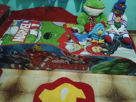 Cama e colchão Marvel vingadores Nunca foi usada