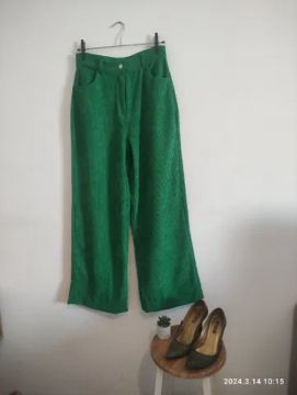 Calça wide leg