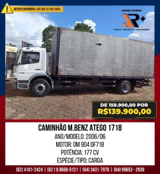 Caminhão Mercedes-Benz Atego 1718 2006/06