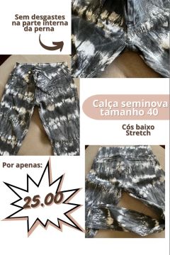 Calça Jeans Seminova Tamanho 40