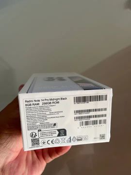 Redmi Note 14 Pro Midnight Black 8GB RAM 256GB ROM