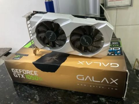 GTX 1050 ti Galaxy 4GB com caixa e nota